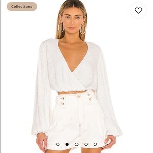 Retrofete Viva Top in Moonglow White